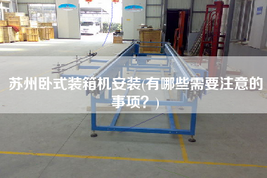 蘇州臥式裝箱機安裝(有哪些需要注意的事項？)