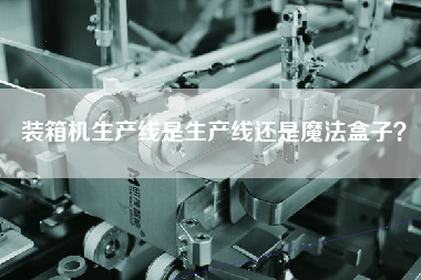 裝箱機(jī)生產(chǎn)線是生產(chǎn)線還是魔法盒子？