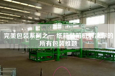 完美包裝系列之一 紙箱裝箱機(jī)解決你的所有包裝難題