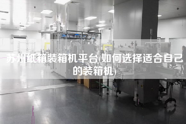 蘇州紙箱裝箱機平臺(如何選擇適合自己的裝箱機)
