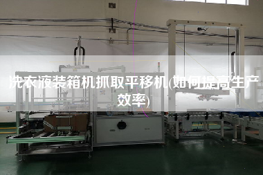 洗衣液裝箱機(jī)抓取平移機(jī)(如何提高生產(chǎn)效率) 洗衣液裝箱機(jī)抓取平移機(jī)(如何提高生產(chǎn)效率)